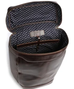 Siwa Rucksack 15″ Rindsleder dunkelbraun