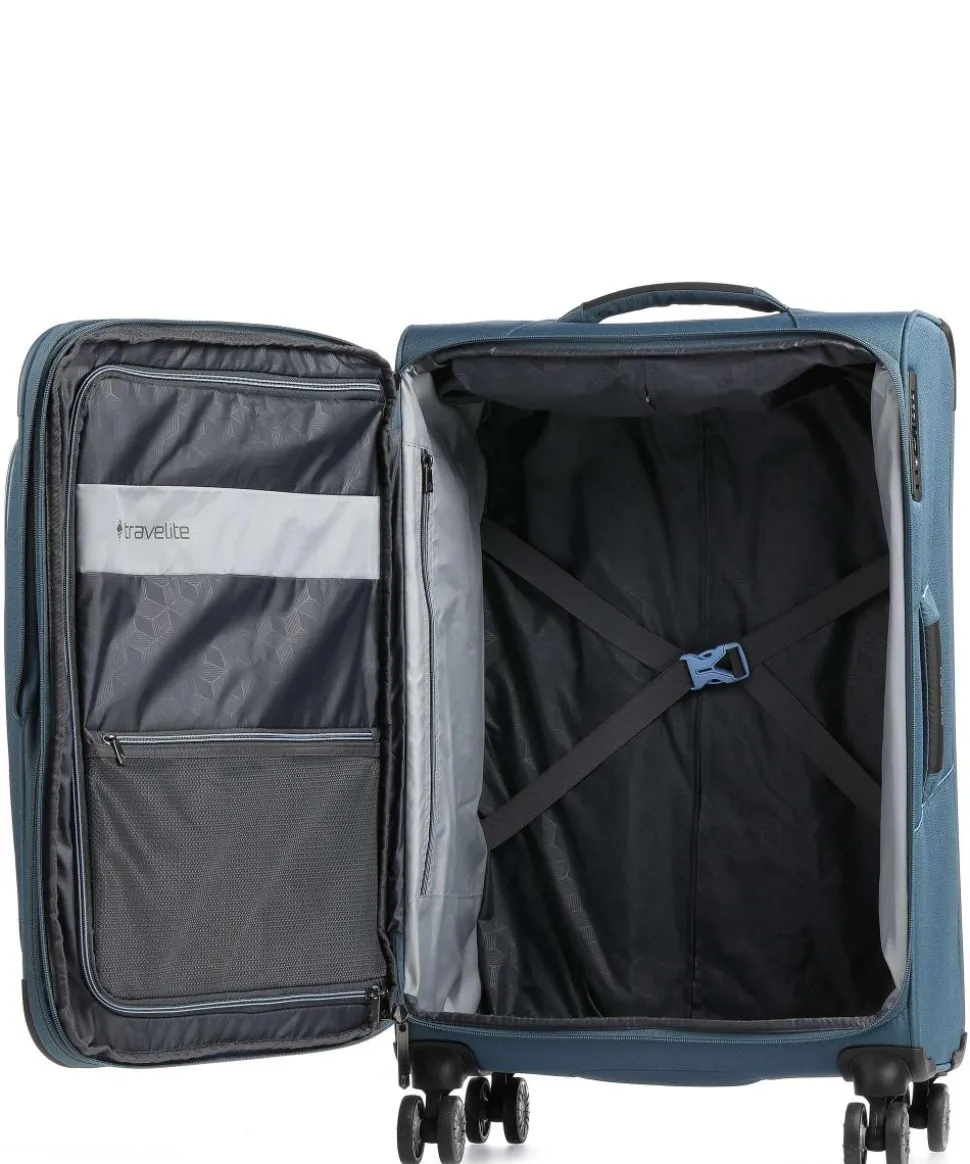 Skaii 4-Rollen Trolley blau 67 cm