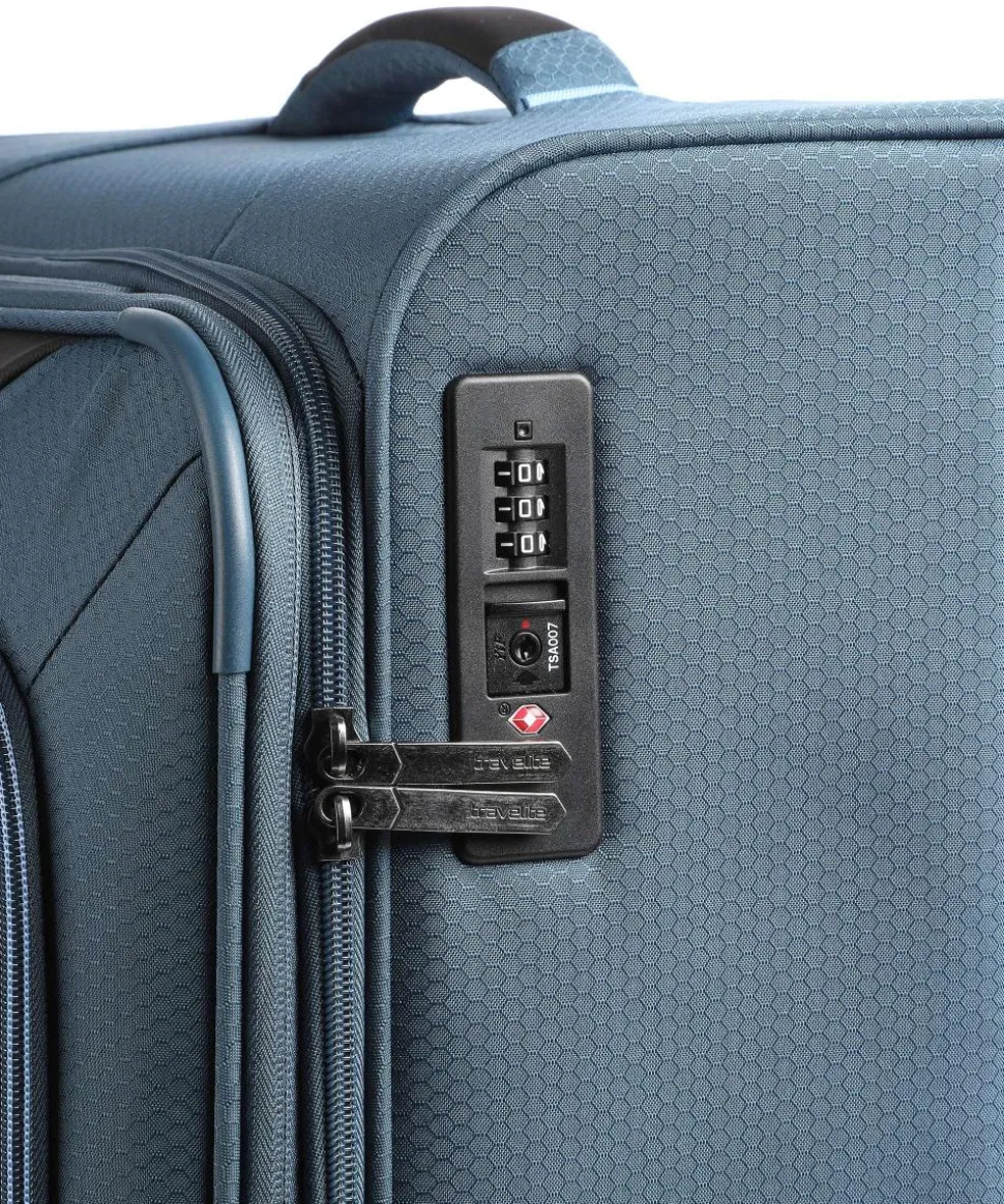 Skaii 4-Rollen Trolley blau 78 cm