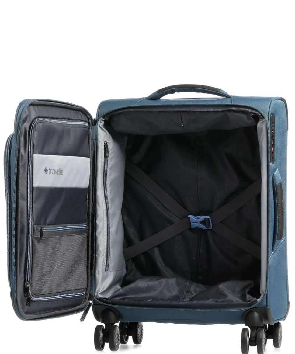 Skaii 4-Rollen Trolley blau 55 cm