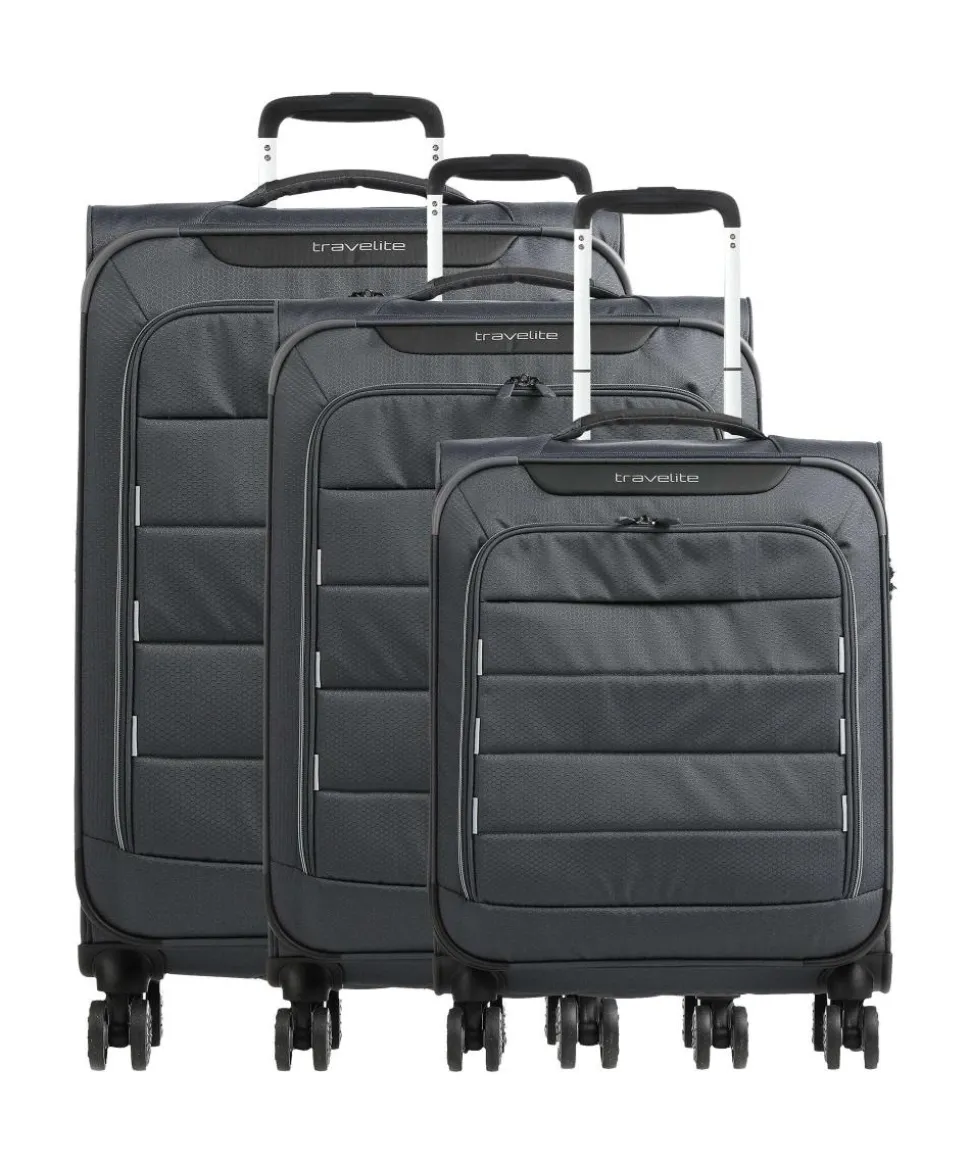 Skaii 4-Rollen Trolley Set dunkelgrau 3-tlg.