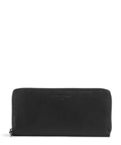 Sky Gigi Sheep Natural RFID Geldbörse Schafsleder schwarz