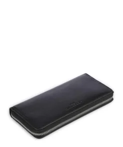 Sky Gigi Sheep Natural RFID Geldbörse Schafsleder schwarz