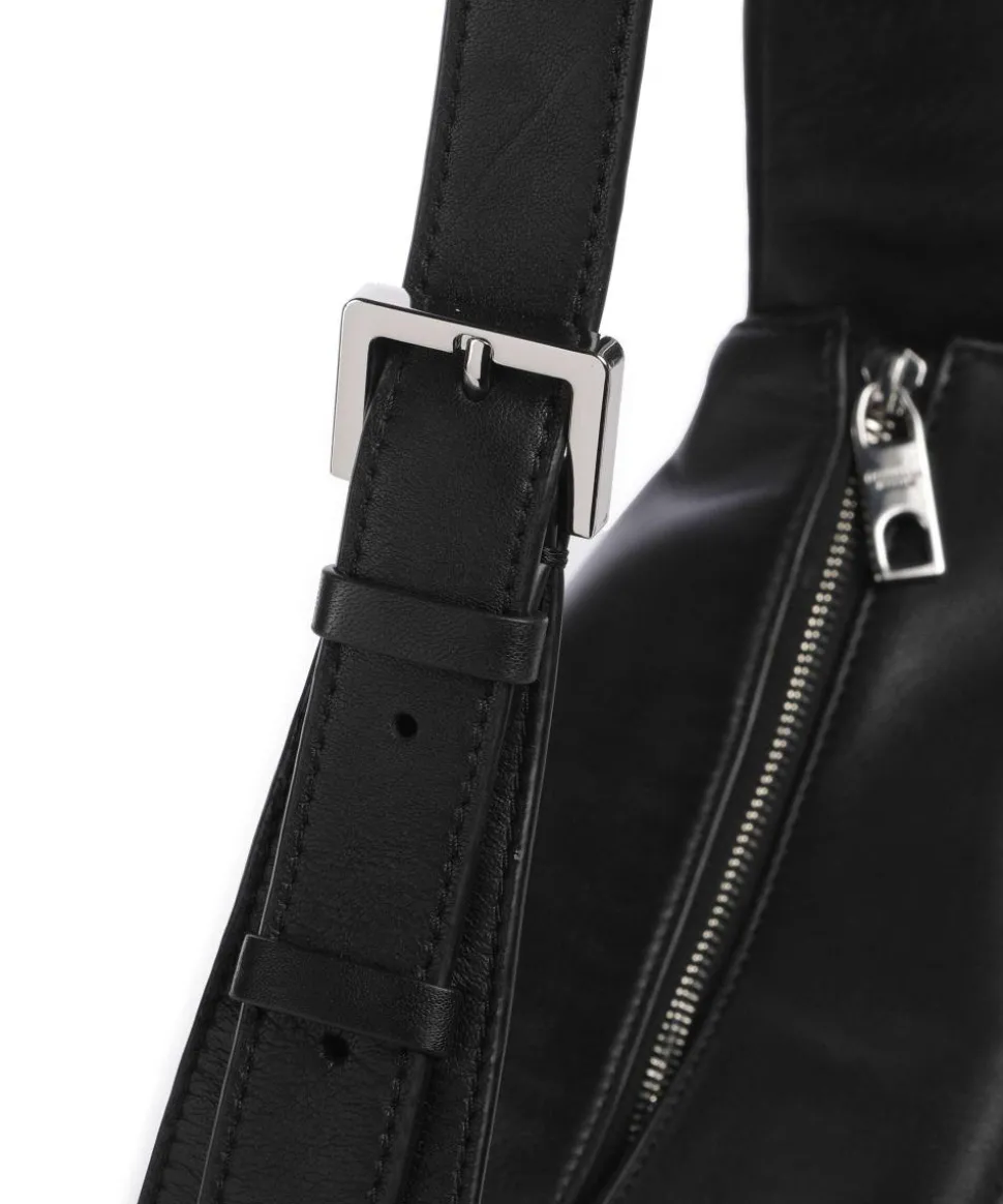 Sky Sheep Natural S Schultertasche Schafsleder schwarz