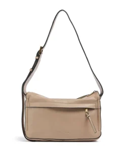 Sky Sheep Natural S Schultertasche Schafsleder beige