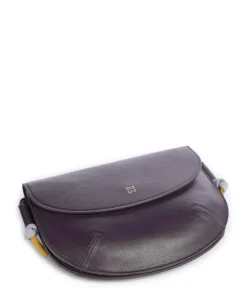 Skye Umhängetasche fein genarbtes Leder pflaume