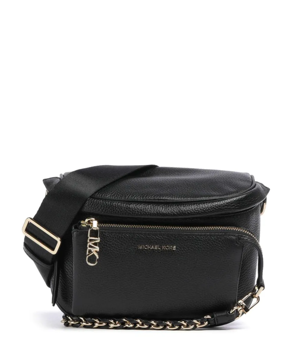 Slater Umhängetasche genarbtes Rindsleder schwarz