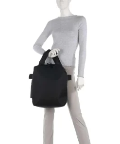 Sleek Nylon Umhängetasche Nylon schwarz