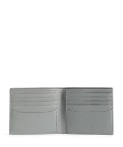 SLG Bus Billfold 10 RFID Kreditkartenetui genarbtes Rindsleder grau