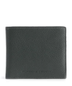 SLG Bus Billfold 10 RFID Kreditkartenetui genarbtes Rindsleder dunkelgrün