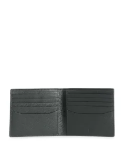 SLG Bus Billfold 10 RFID Kreditkartenetui genarbtes Rindsleder dunkelgrün