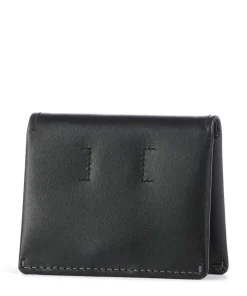 Slim Sleeve Geldbörse Leder schwarz