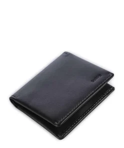 Slim Sleeve Geldbörse Leder schwarz