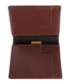 Slim Sleeve Geldbörse Leder braun