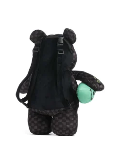Slime Takeover Teddy Bear Rucksack Polyester schwarz/grau