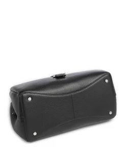 Sloane Street Handtasche genarbtes Rindsleder schwarz
