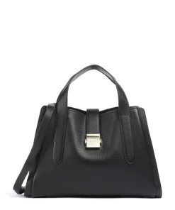 Sloane Street Handtasche genarbtes Rindsleder schwarz