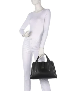 Sloane Street Handtasche genarbtes Rindsleder schwarz