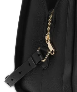 Sloane Street Handtasche genarbtes Rindsleder schwarz