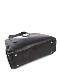 Sloane Street Handtasche genarbtes Rindsleder schwarz