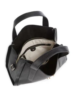 Sloane Street Handtasche genarbtes Rindsleder schwarz