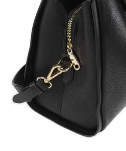 Sloane Street Umhängetasche genarbtes Rindsleder schwarz