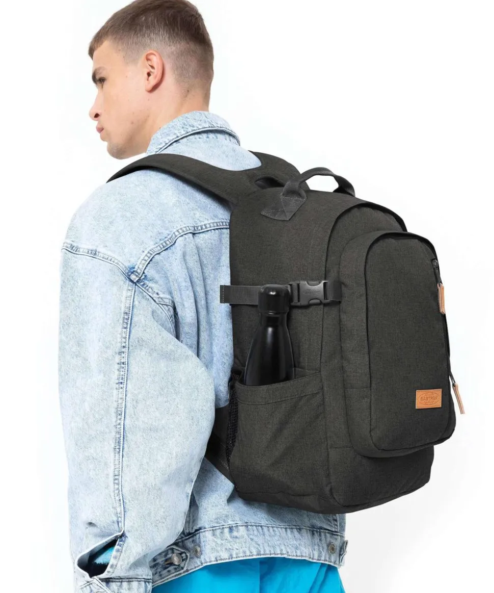 Smallker Laptop-Rucksack 15″ recyceltes Polyester dunkelgrau