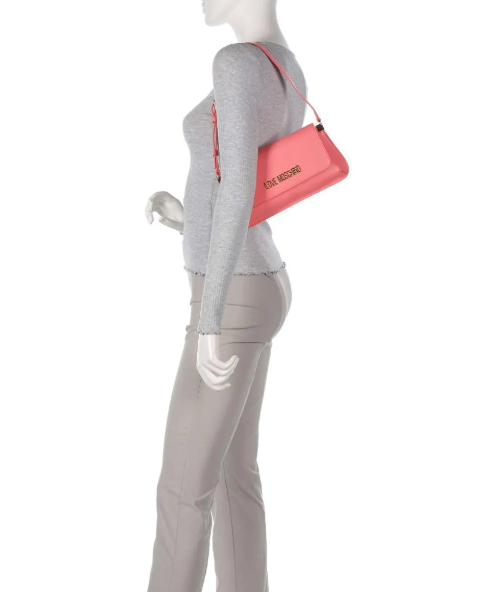 Smart Daily Schultertasche Lederimitat rosa