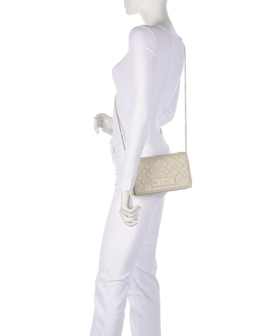 Smart Daily Umhängetasche Lederimitat elfenbein