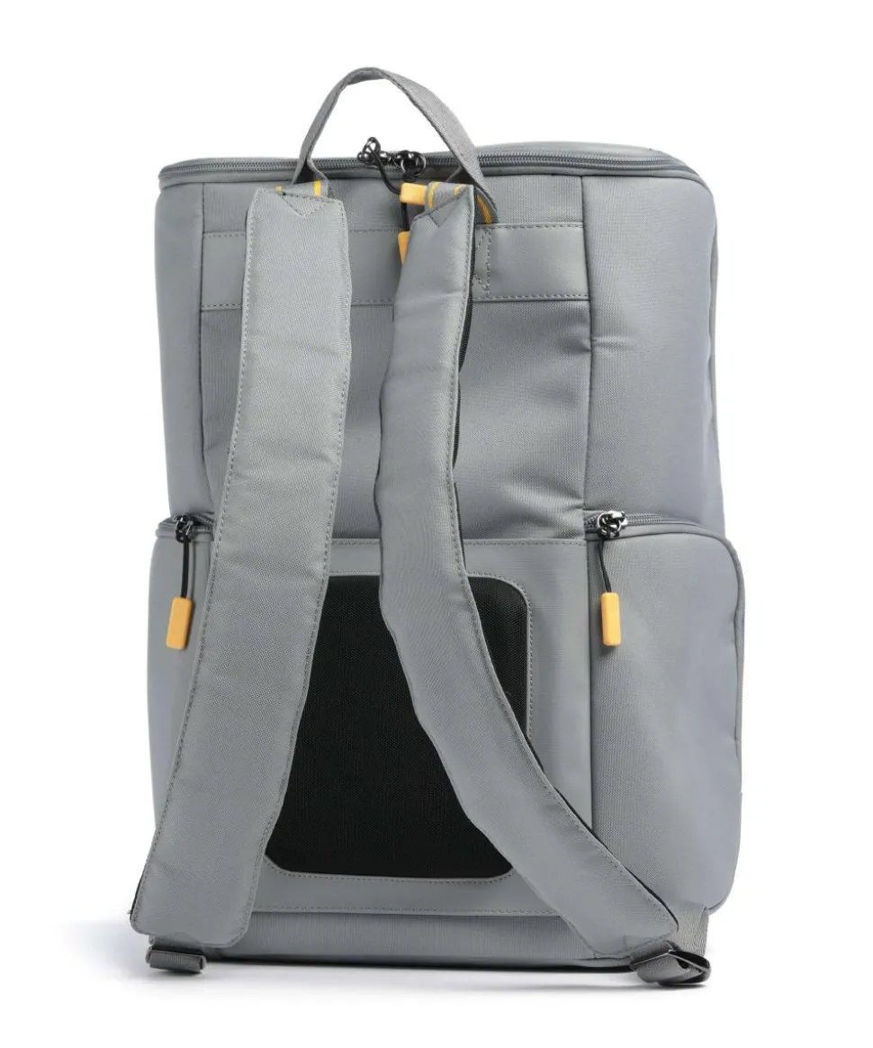 Smart Duck Rucksack 14″ recyceltes Polyester hellgrau