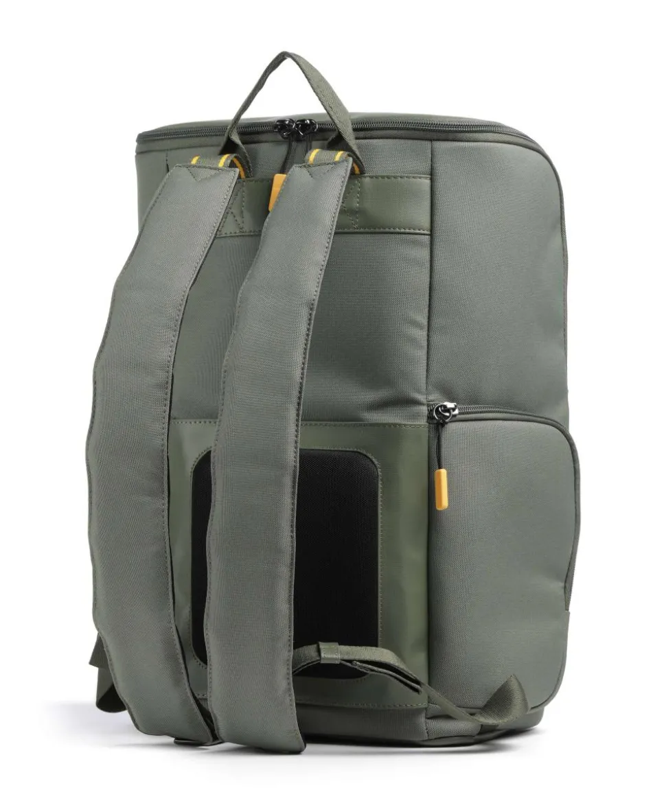 Smart Duck Rucksack 14″ recyceltes Polyester graugrün