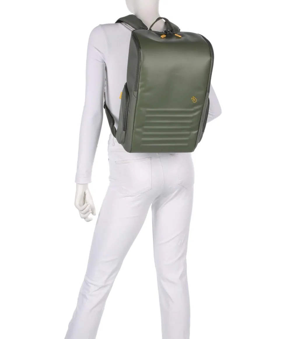 Smart Duck Rucksack 14″ recyceltes Polyester graugrün