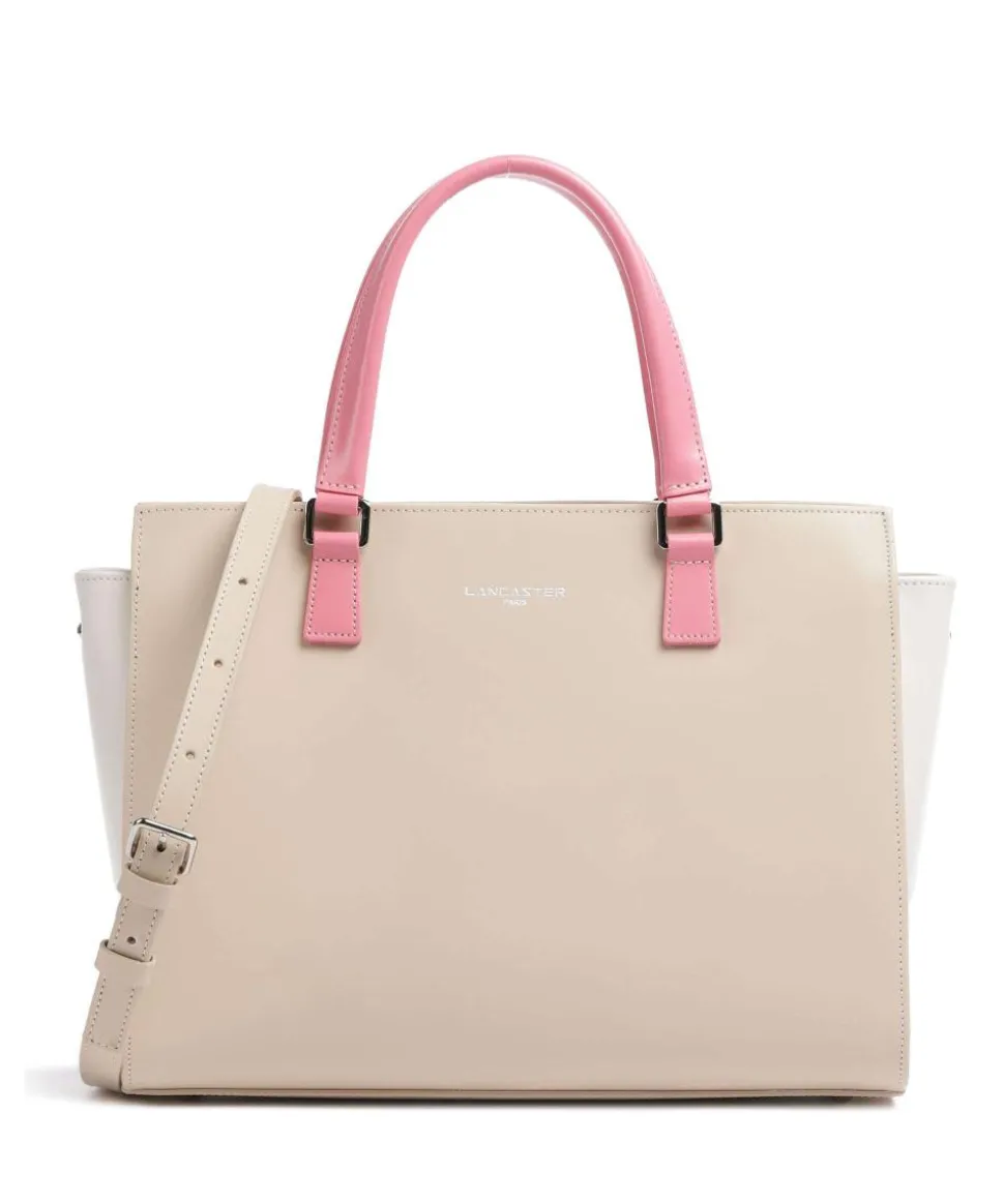 Smooth Handtasche Rindsleder beige