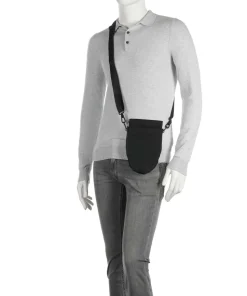 Smooth Umhängetasche Nylon schwarz