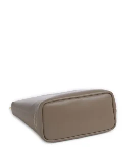 Sofi Schultertasche fein genarbtes Rindsleder taupe