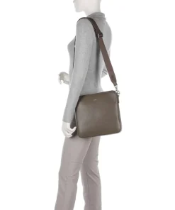 Sofisticato 1.0 Jasmina Umhängetasche glattes Leder braun