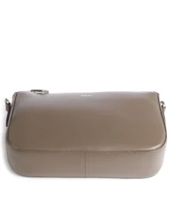 Sofisticato 1.0 Jasmina Umhängetasche fein genarbtes Leder braun