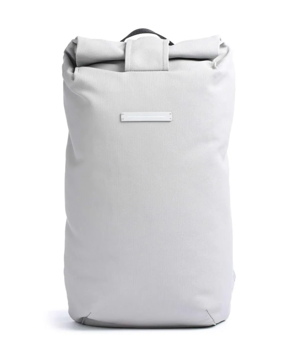 SoFo Rolltop Rucksack 15″ Canvas, recycelte Baumwolle hellgrau