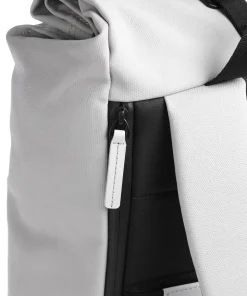 SoFo Rolltop Rucksack 15″ Canvas, recycelte Baumwolle hellgrau