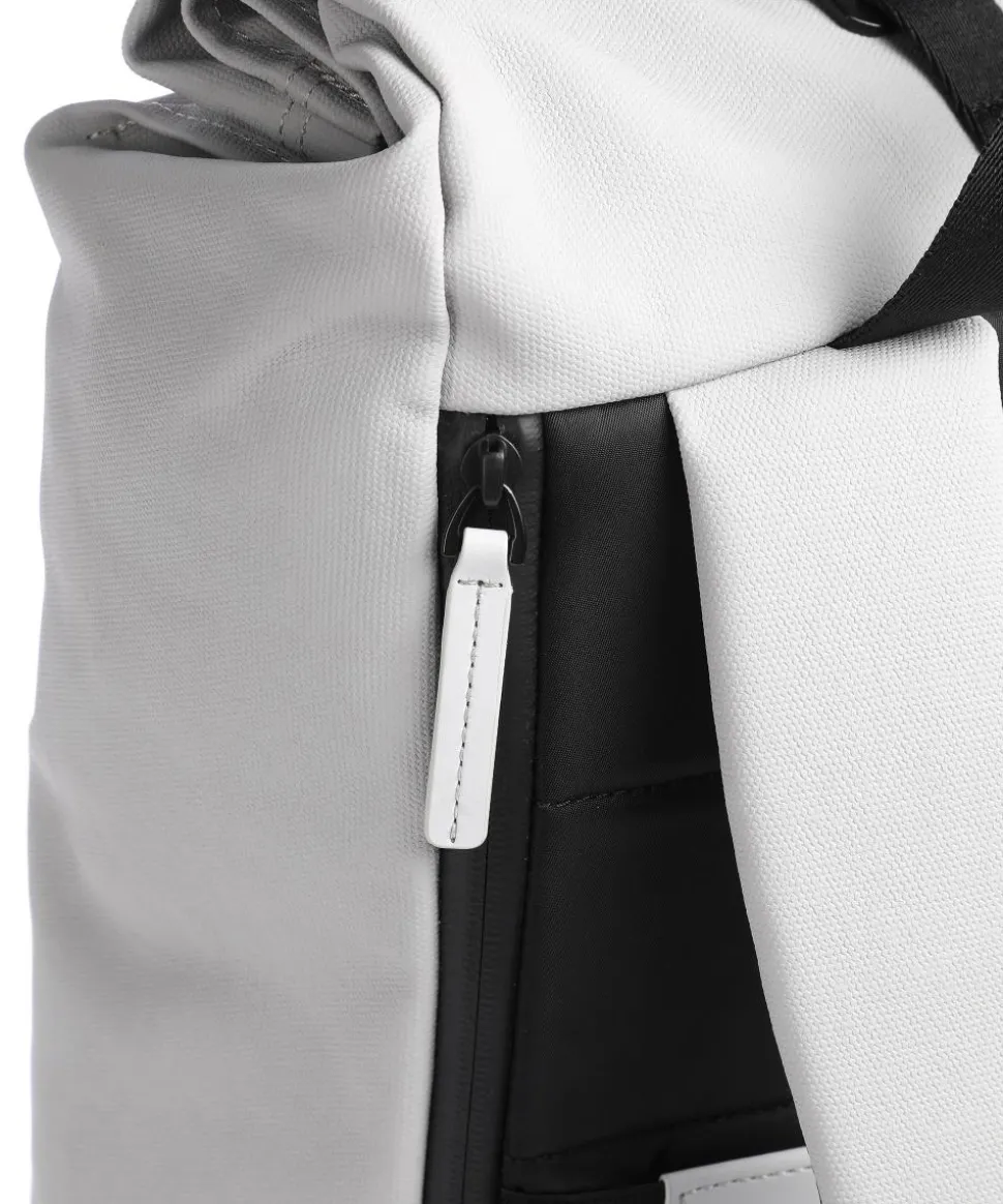 SoFo Rolltop Rucksack 15″ Canvas, recycelte Baumwolle hellgrau