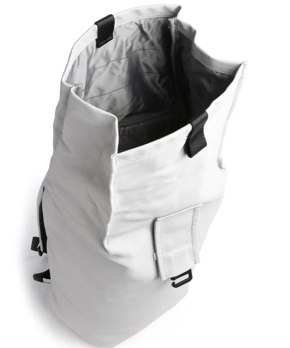 SoFo Rolltop Rucksack 15″ Canvas, recycelte Baumwolle hellgrau