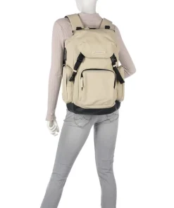 SoFo Rucksack 16″ Canvas, recycelte Baumwolle olivgrün