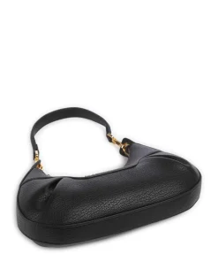 Soft Basic Schultertasche Lederimitat schwarz