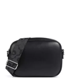 Soft Gratha Umhängetasche fein genarbtes Leder schwarz