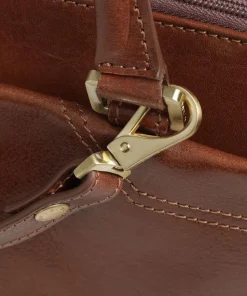 Soft Handtasche fein genarbtes Rindsleder braun