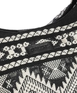 Soft Luxury Beuteltasche Baumwolle weiß/schwarz