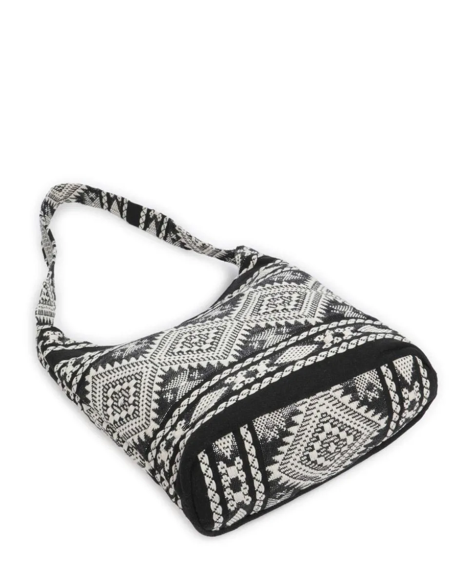 Soft Luxury Beuteltasche Baumwolle weiß/schwarz