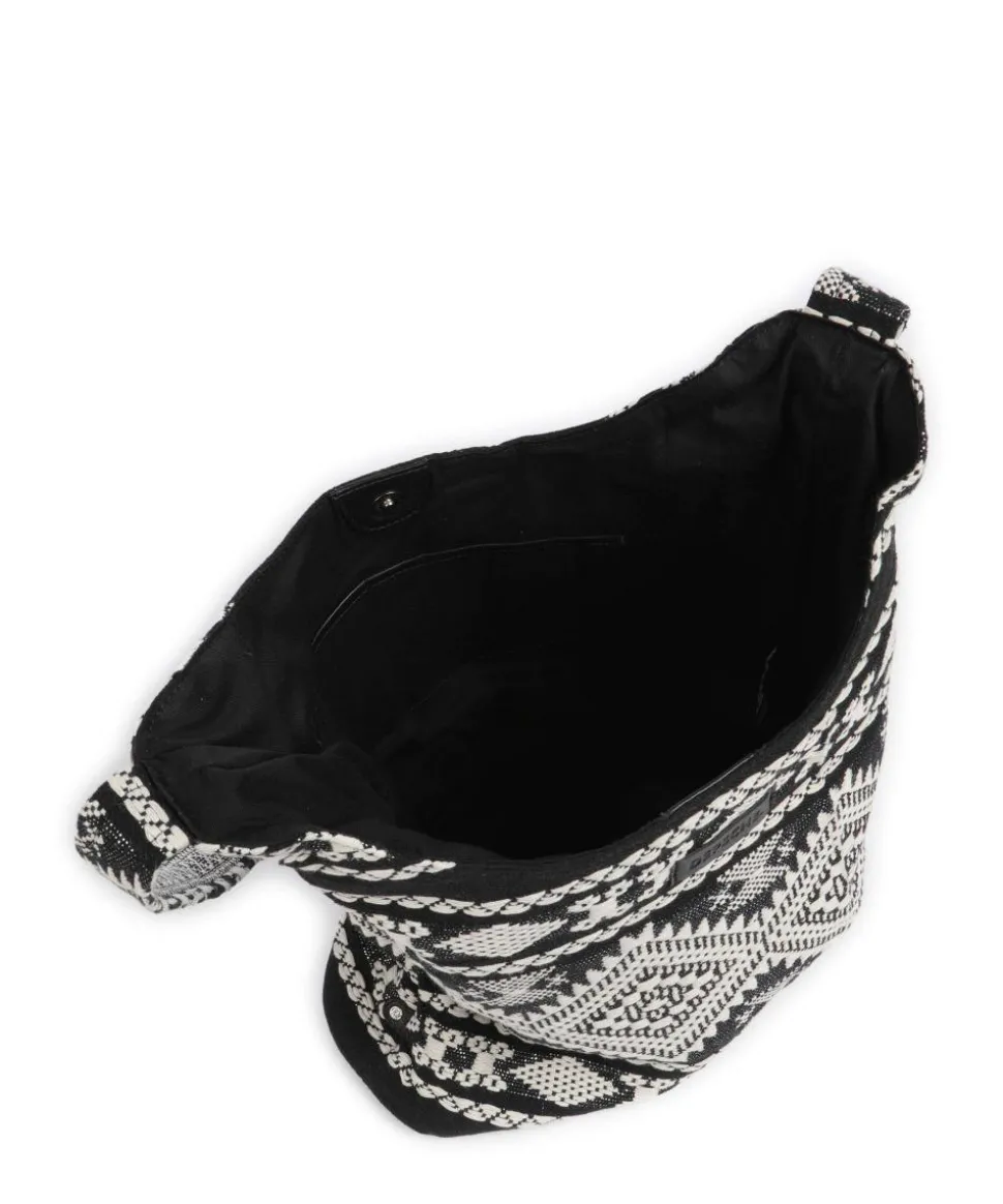 Soft Luxury Beuteltasche Baumwolle weiß/schwarz