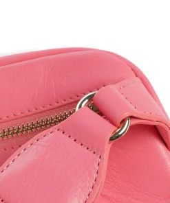 Soft Matelassé Gürteltasche weiches Rindsleder pink