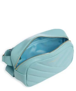 Soft Matelassé Gürteltasche weiches Rindsleder hellblau